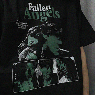 挺哏儿商店T恤香港经典老电影周边堕落天使王家卫金城武数码直喷