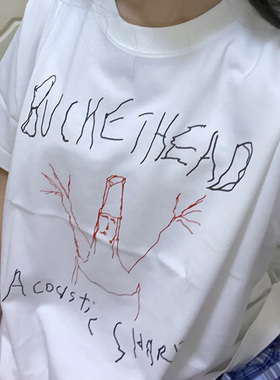 穿这件练琴会很厉害Buckethead桶哥摇滚吉他手T恤punk never die