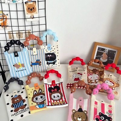 小众设计感针织手机包单肩斜挎包