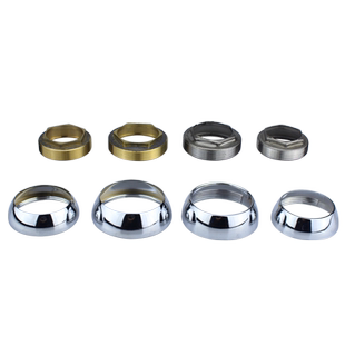 混水阀芯压盖3540冷热水龙头六角压盖压帽 不锈钢装饰盖配件螺丝