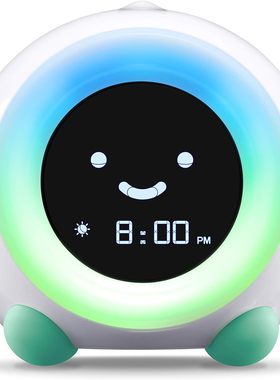 代购LittleHippo Mella儿童训练器闹钟夜灯和声音机器粉色