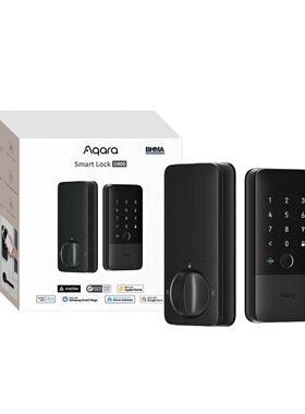 代购 Aqara U400 智能锁WiFi 智能门锁 ALEXA 支持HomeKit Matter