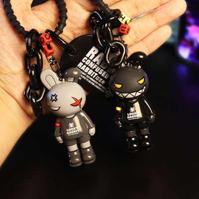 招吉兔魔族魔王刀疤隐兔子原创潮玩潮流个性创意挂件背包钥匙扣