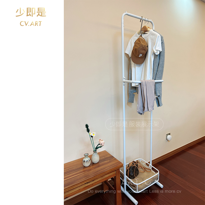 少即是服装衣帽架房间小空间双层