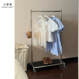 儿童专用衣架落地小户型挂衣架卧室净次衣架包包置物架可移动定制