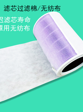 口罩亲肤空气净化器无纺布过滤棉50g重SSSS等级