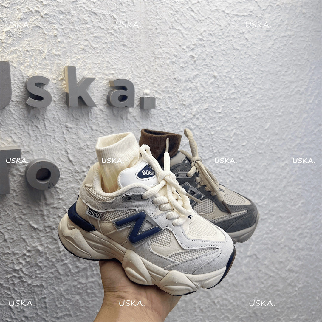 儿童时尚百搭老爹鞋真皮宝宝鞋子春秋跑鞋女童轻便运动鞋学生球鞋