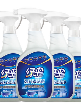 绿伞强力瓷洁净除垢除锈660g*4瓶