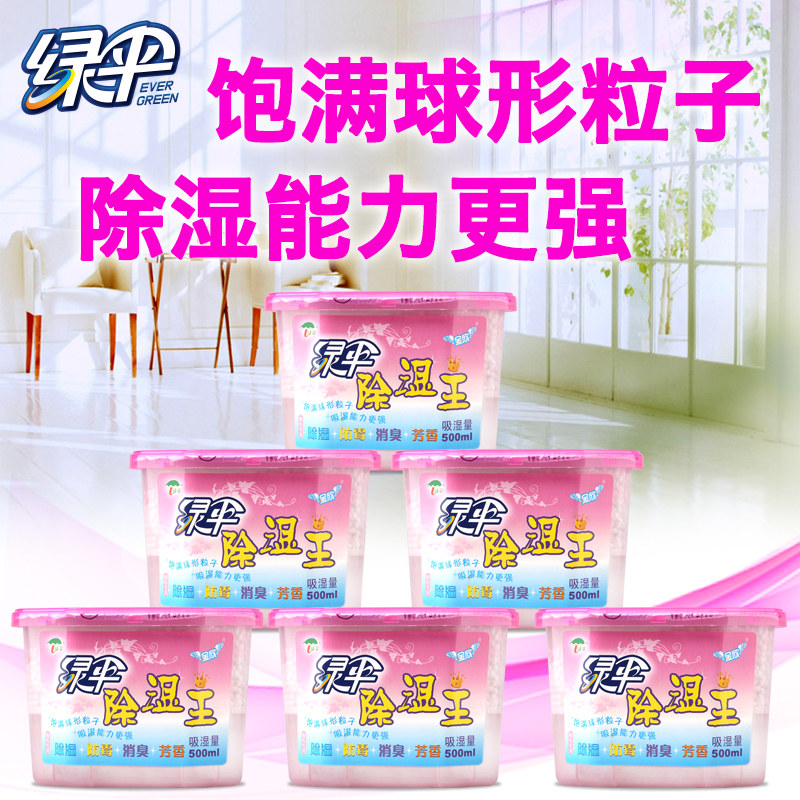 绿伞除湿盒家用干燥剂防潮防霉吸湿除异味衣柜宿舍重复使用除湿剂