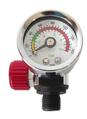 顺丰包邮 台湾ATPRO喷枪压力表 汽车喷漆枪尾稳固阀调压表气压表