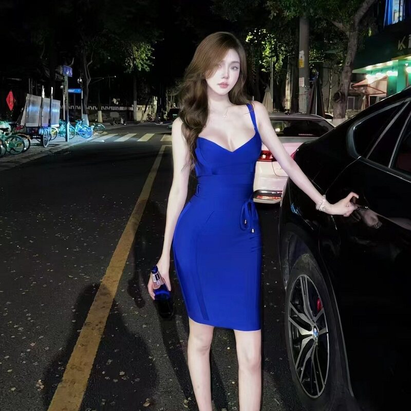 显瘦收腰包臀绑带夜店派对party