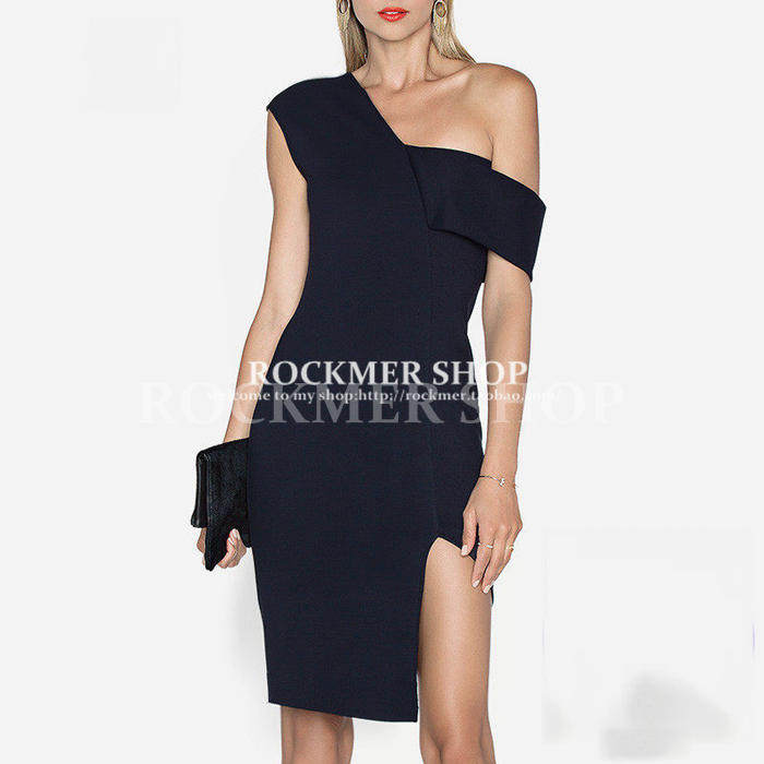 黑色礼服女轻奢小众高端级感气质名媛晚宴年会平时可穿欧美连衣裙