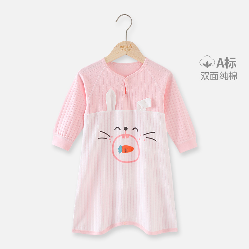 婴儿睡袋分腿睡裙连体衣长袍