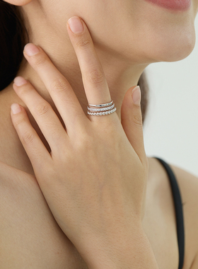 JudyCollins叠戴戒指组合