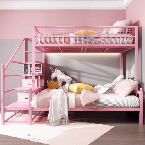 双层高架床铁艺子母小户型省空间