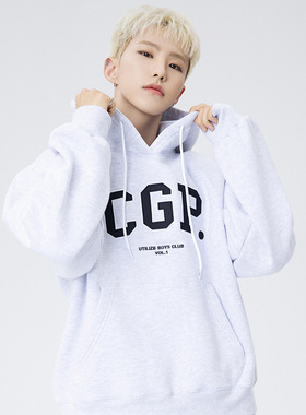 韩国代购CODEGRAPHY连帽卫衣卫裤圆领宽松CGP休闲套装男女同款