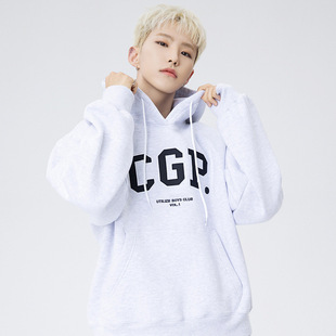韩国代购CODEGRAPHY连帽卫衣卫裤圆领宽松CGP休闲套装男女同款