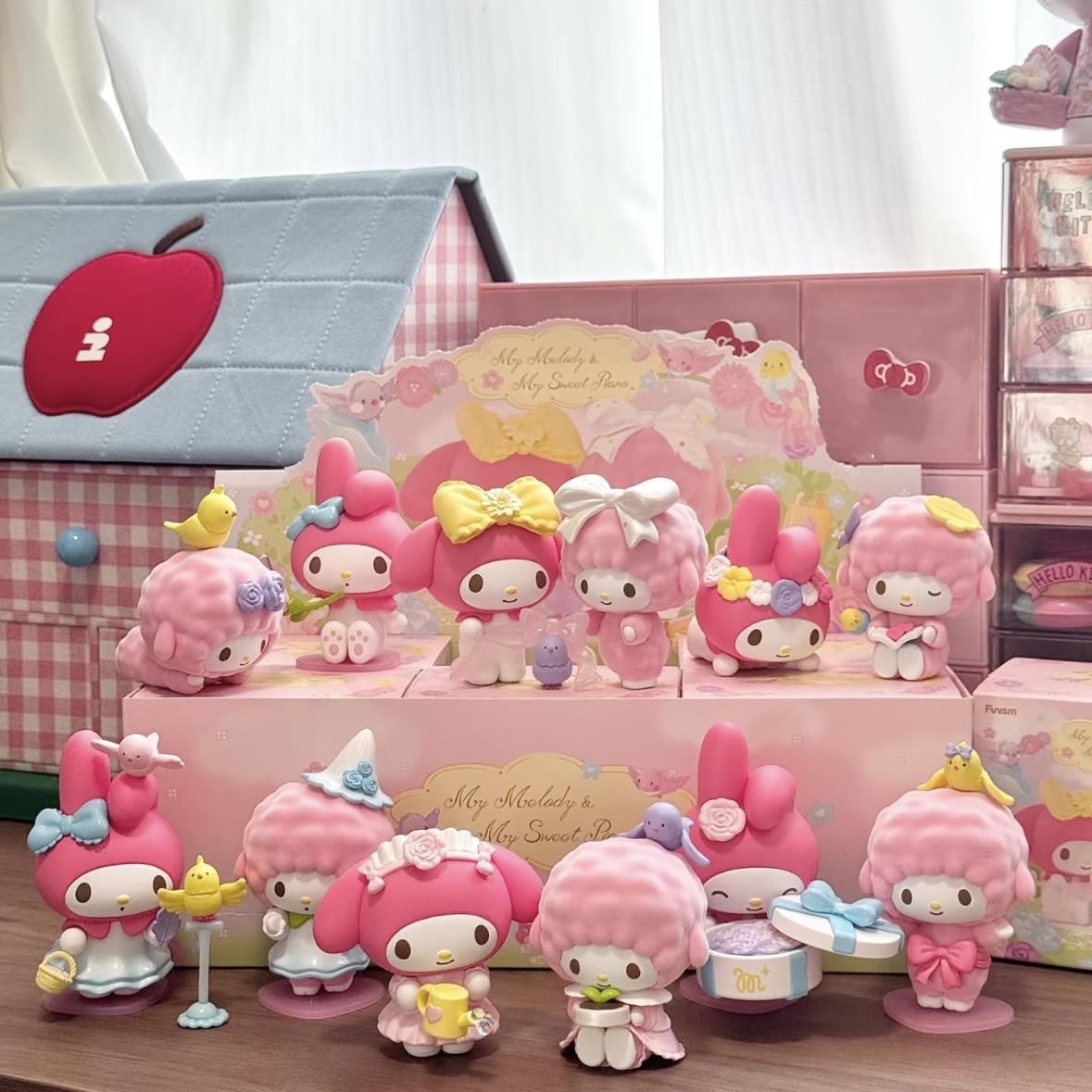 玩乐主义三丽鸥盲盒美乐蒂必爱诺