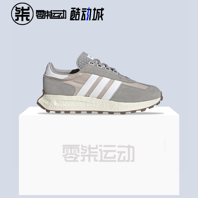 ADIDAS RETROPY E5阿迪达斯三叶草秋季新款灰白休闲运动鞋Q47101-封面