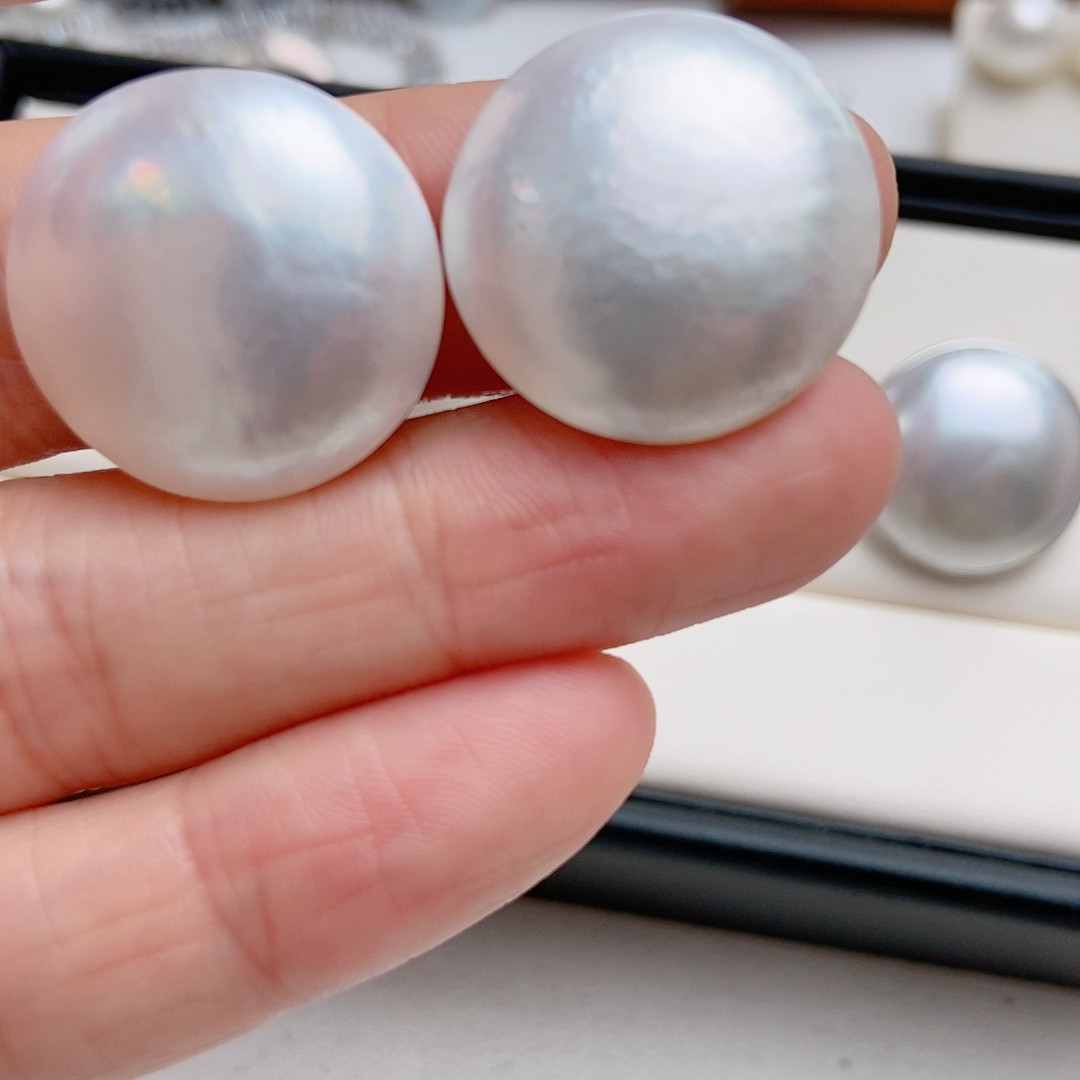 21.5mm白色澳洲海水马贝耳钉,珠宝/钻石/翡翠,耳饰,淘宝优惠券,粉丝福利购,淘宝优惠卷