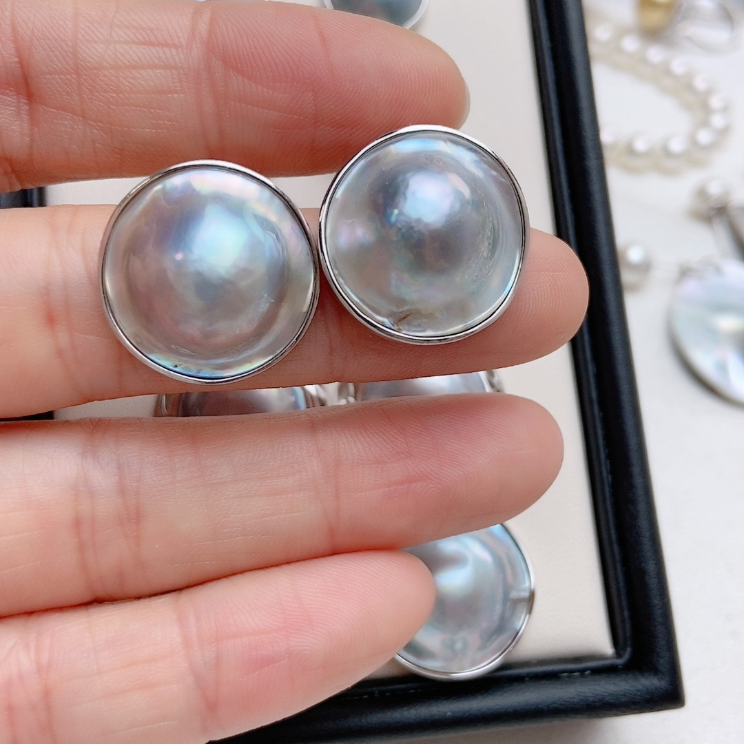 特价版，超值海水马贝耳钉，纯银,珠宝/钻石/翡翠,耳饰,淘宝优惠券,粉丝福利购,淘宝优惠卷