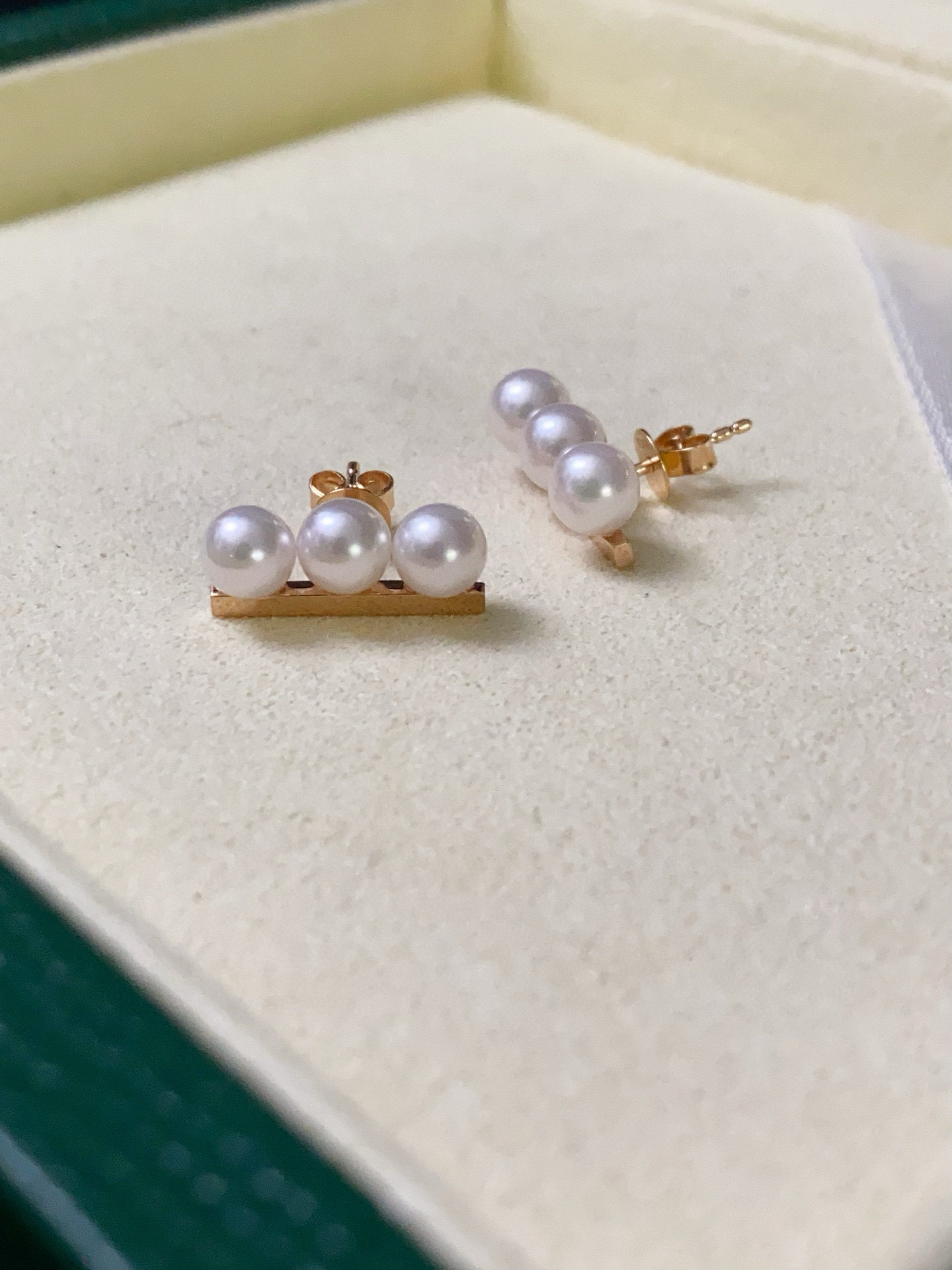 平衡款耳钉，加厚18K玫瑰金，正圆无瑕akoya5-6mm,珠宝/钻石/翡翠,耳饰,淘宝优惠券,粉丝福利购,淘宝优惠卷