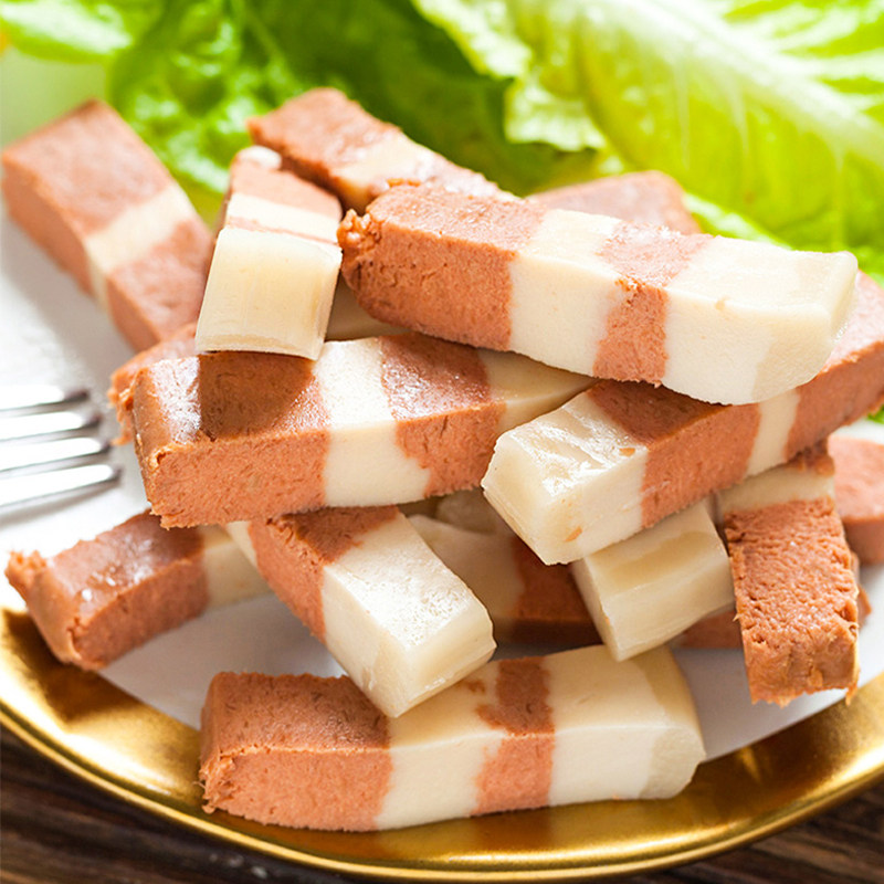 【秀子】菩提素莲纯素五花肉200g 即食仿荤素肉 条肉健康美味素食