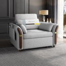 手动沙发床两用小户型客厅阳台布艺沙发隐形床储物新款 单人伸缩床