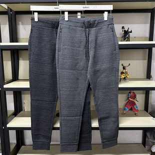 班尼路新款男秋装新款松紧带双面布休闲束脚裤卫裤运动裤88939012