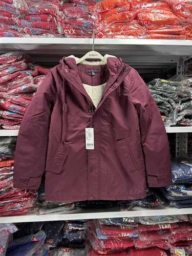 班尼路海虎里外套加绒保暖