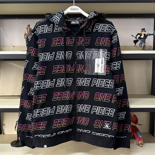 班尼路海贼王秋冬加绒男女同款新款简约印花开衫卫衣外套16931024