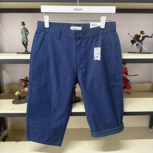 班尼路夏季新品男装青年纯棉舒适修身直脚休闲七分裤中裤88810013