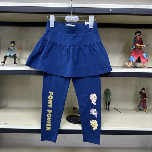 班尼路baleno junior童装春夏秋新款裙裤女童纯棉长裤82909913