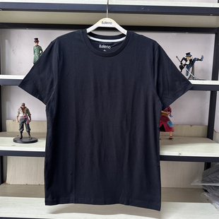 休闲纯棉圆领纯色舒适半袖 男装 上衣88902284 新款 Baleno班尼路夏季