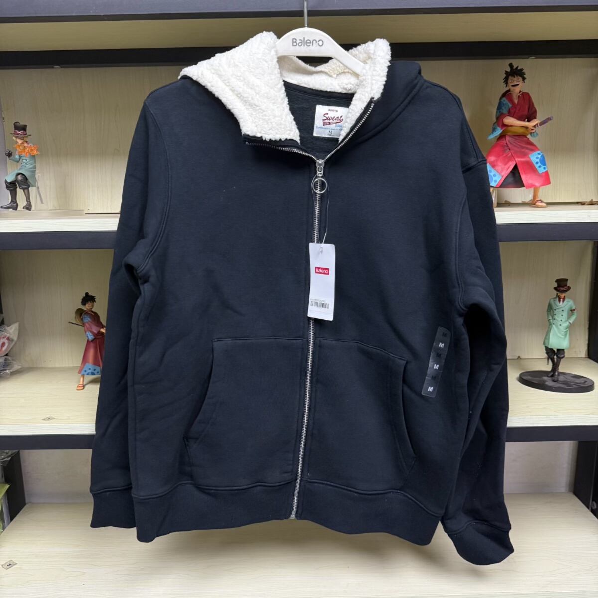 班尼路秋冬流行青年纯色连帽加绒保暖拉链开衫卫衣男外套88031505