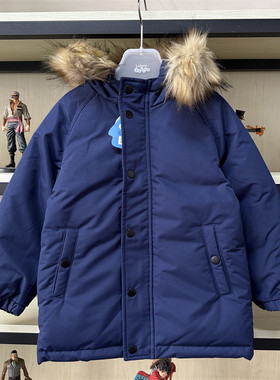 baleno junior班尼路童装冬装加厚连帽男童保暖鸭羽绒服82937533