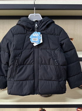baleno junior班尼路男童装冬装加厚连帽保暖鸭绒羽绒服82837530