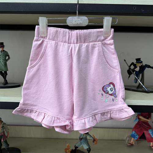 Baleno junior班尼路童装夏季女童纯棉小马宝利休闲短裤82909914