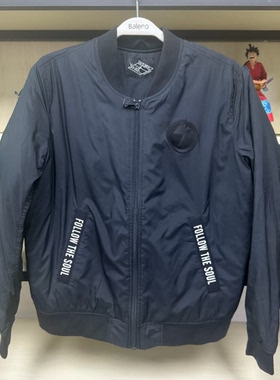班尼路年轻系列男装秋冬夹棉风衣外套棒球服棉衣外套89837508