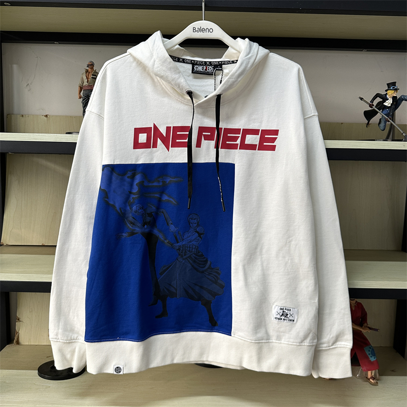 班尼路海贼王秋冬新品男女同款简约加绒百搭纯棉长袖卫衣16931004