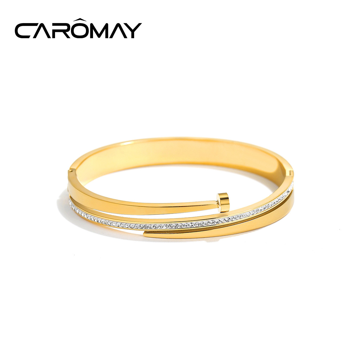 CAROMAY轻奢星流手镯女小众设计感高级手环气质2023年新款手饰品