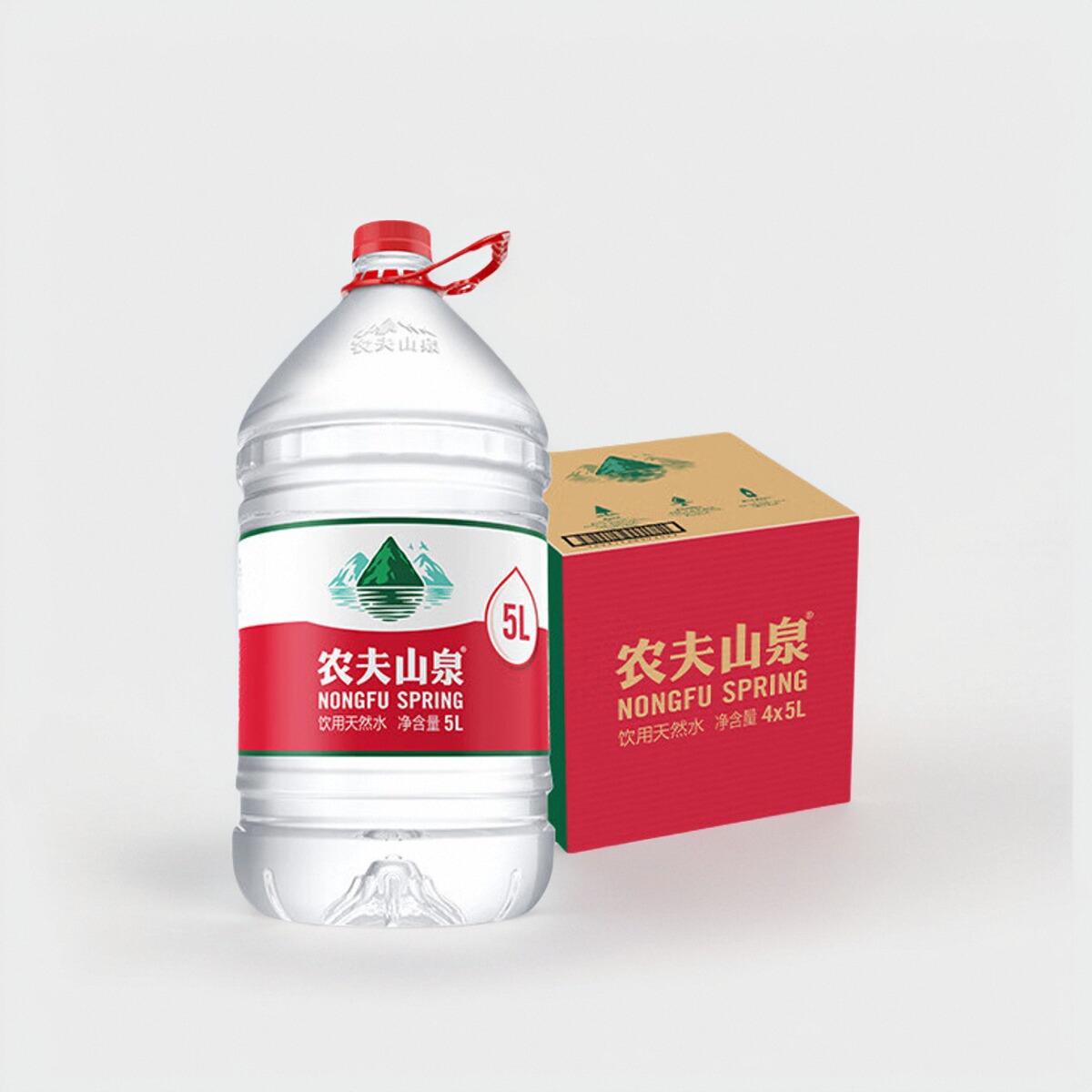 农夫山泉饮用水5L*4桶整箱装