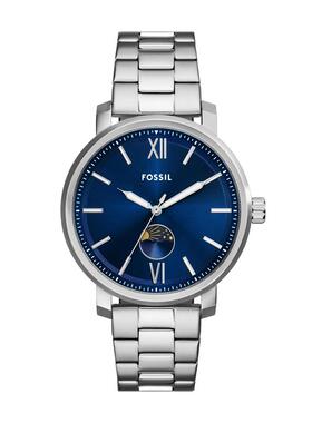 代购Fossil化石男士腕表计时夜光日期测速金属钢带防水蓝盘商务