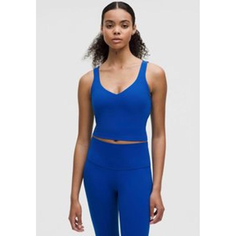 lululemon露露乐蒙女款背心瑜伽短款无袖训练服贴身显瘦时尚运动