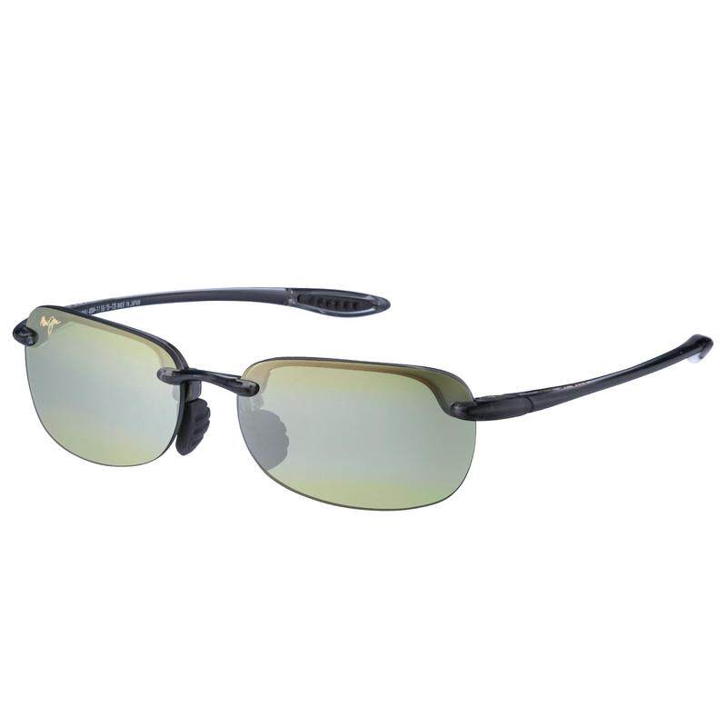 代购MauiJim男女太阳镜防紫外线偏光高清视野抗眩光半框烟灰色