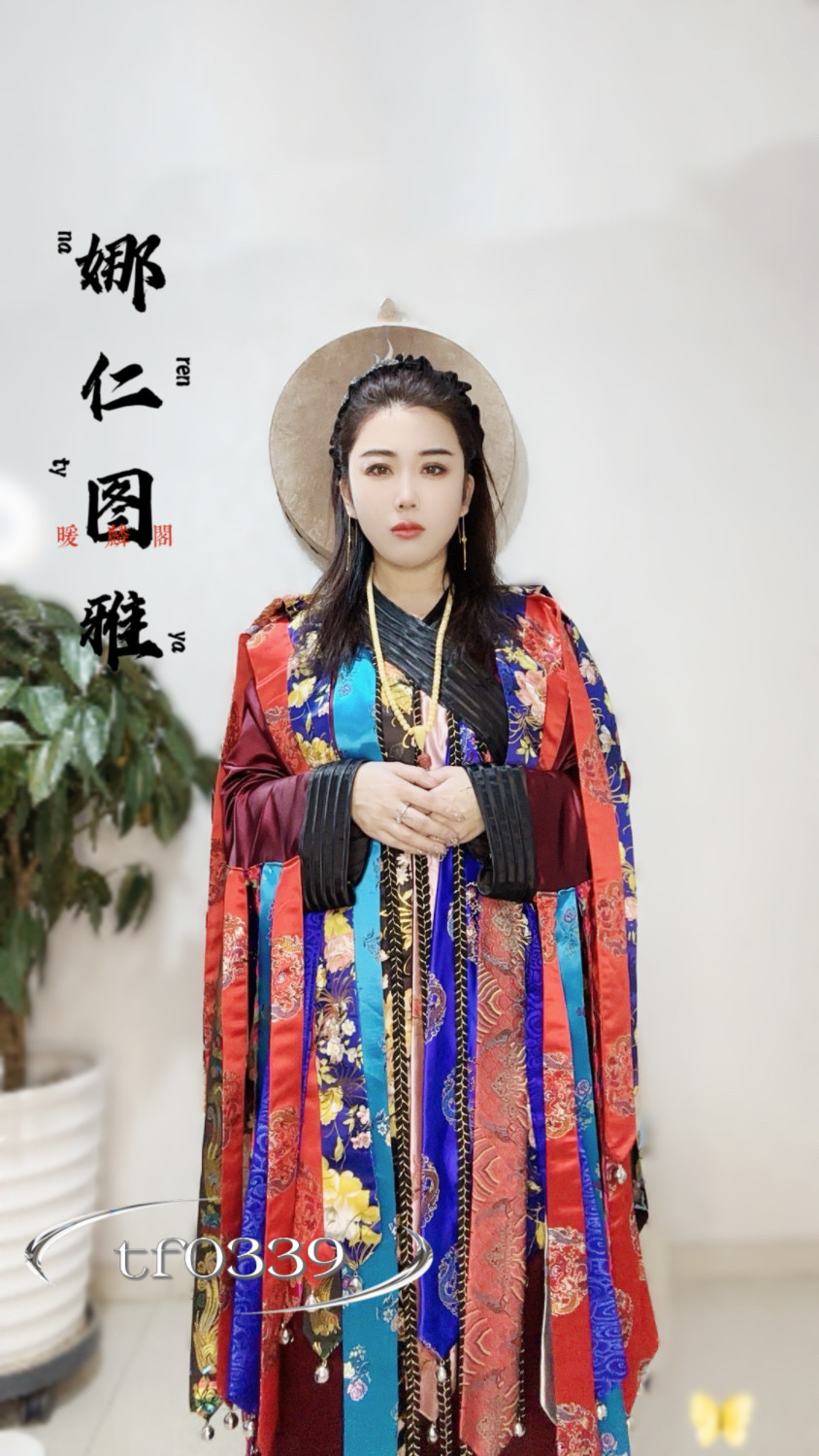 【娜仁图雅】撒满大袍大神披肩大祭司正版非遗服饰战裙战袍