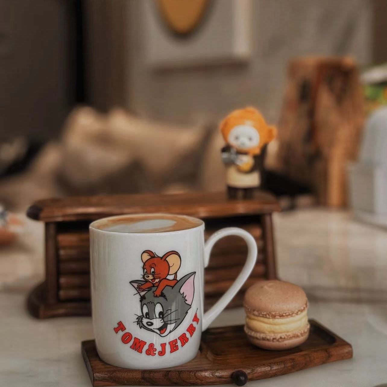 Tom and Jerry汤姆杰瑞马克杯咖啡杯日东红茶经典动漫卡通