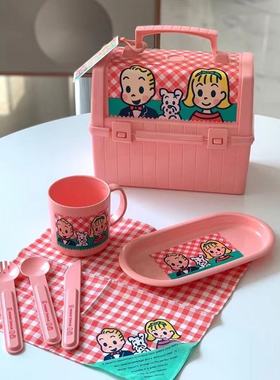 日本osamu goods原田治昭和中古1988年制野餐盒套装野营推荐