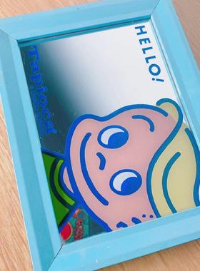 日本昭和中古原田治osamu镜框绝版中古镜子