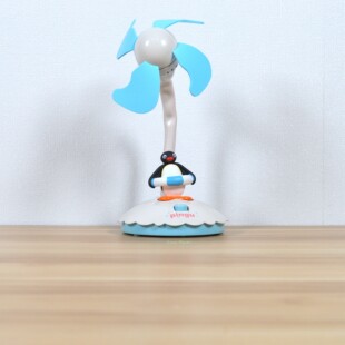 日本pingu企鹅家族电风扇桌面迷你风扇夏日凉风